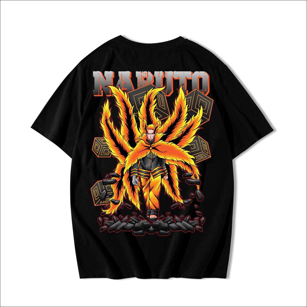 Kaos Anime Naruto Baryon Mode T shirt Anime anime naruto