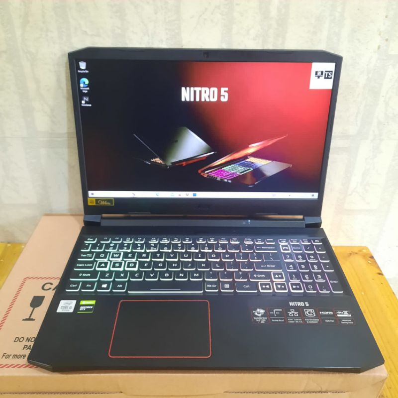 Laptop Acer Nitro 5 AN515-55 Intel Core i5-10300H Ram 16Gb/Ram 8Gb/512Gb DualVga  Nvidia GeForce GTX