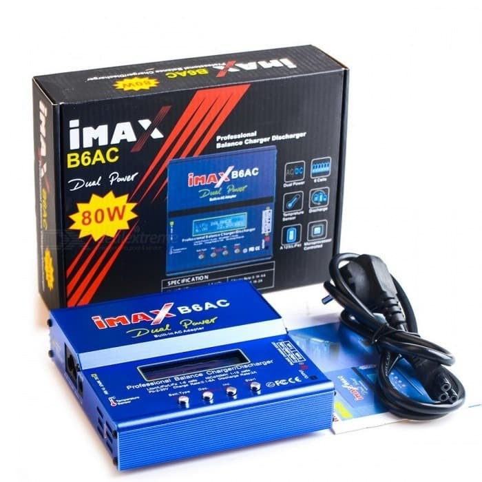 IMAX B6AC 80W Charger/Discharger 1-6 Cells - B6AC