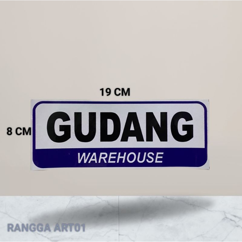 

Stiker gudang warehouse UK 19 CM × 8 CM