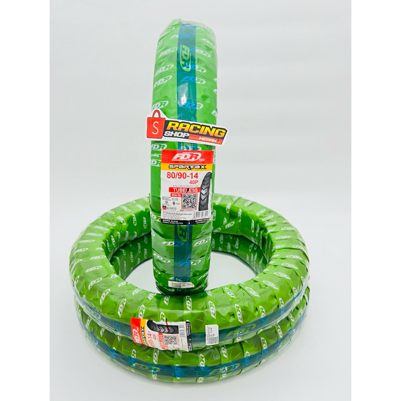 BAN FDR TUBELESS RING 14 FDR SPARTAX 80/90-14 90/90-14 BAN DEPAN BAN BELAKANG