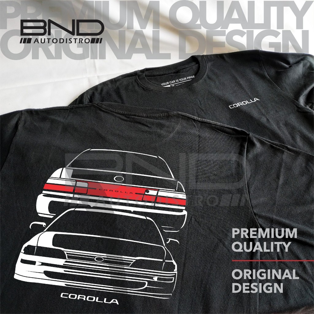Kaos Toyota Corolla AE101 F&R - T-Shirt Great Corolla Kaos Great Corolla Kaos Corolla Kaos Otomotif