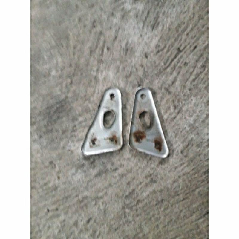 brecket dudukan plat kupingan lampu depan replektor bulat ori yamaha vixion old lama