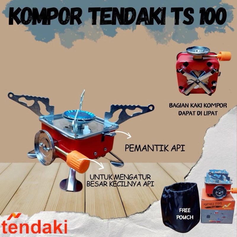 Tendaki Stove / Kompor Kotak Tendaki