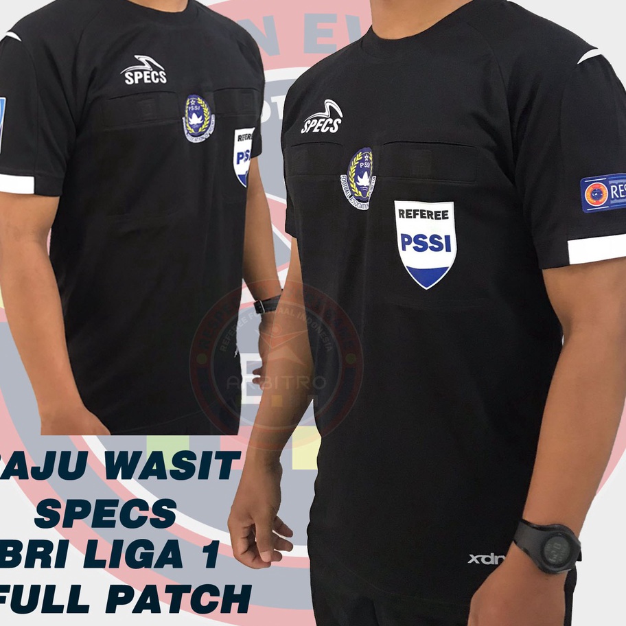 Diskon Hebat Belanja Tanpa Ragu REALPICT  BAJU WASIT SPECS BRI LIGA 1 MUSIM 22221222  FULL PATCH 4 L