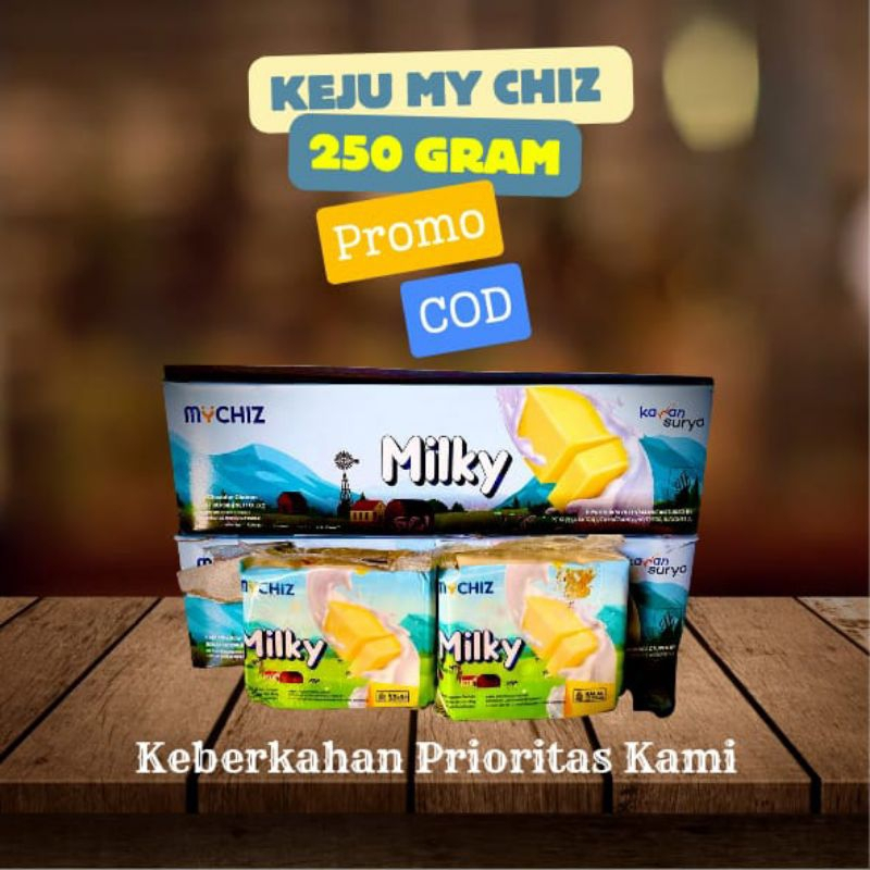 

Keju MyChiz 250 gram Ekonomis per PCS