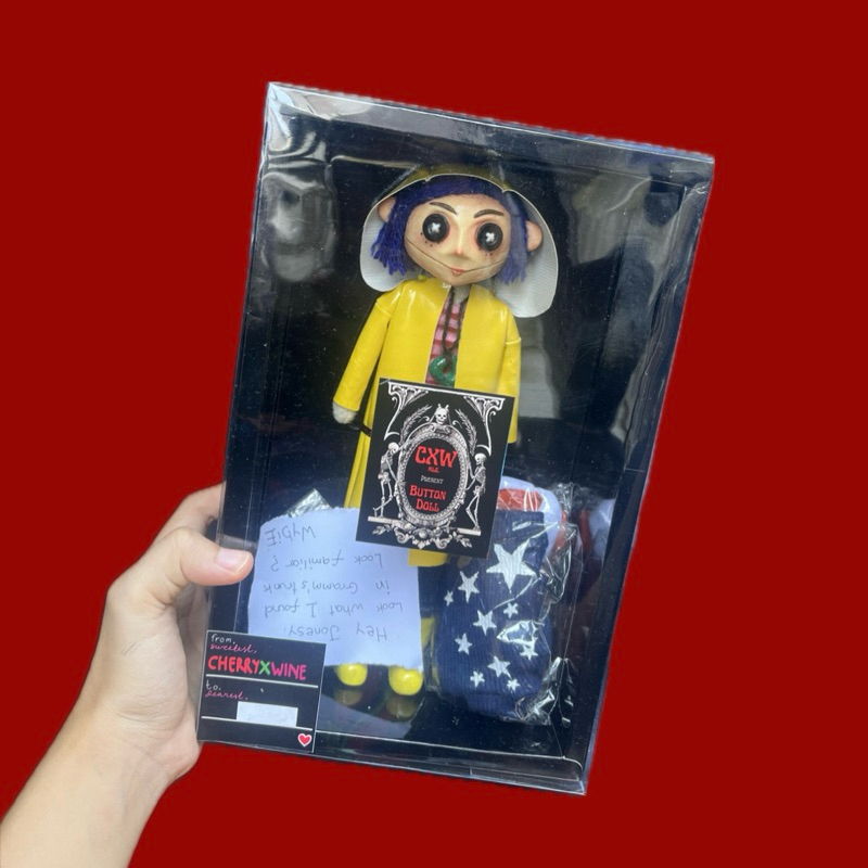 Boneka Coraline Doll Boneka Seram Scary Doll