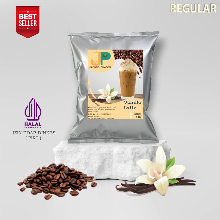 

JAVINDO Bubuk MInuman Rasa Vanila Latte 1 Kg