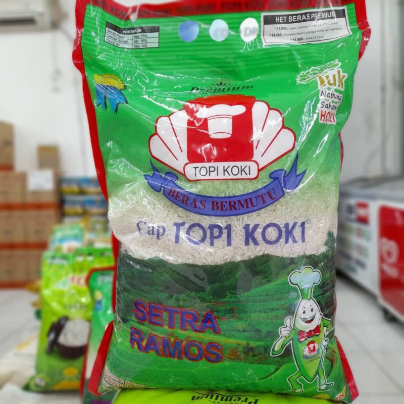 

beras cap topi koki 5kg premium