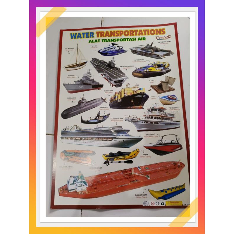 Poster Transportasi Air