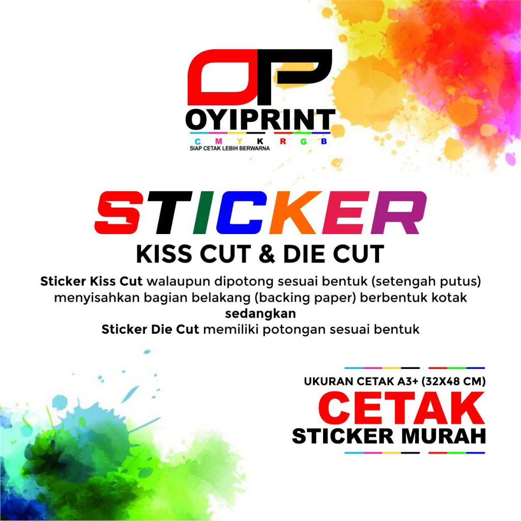 

Cetak Stiker Chromo Cut A3 Murah / Cetak Stiker Label Kemasan Makanan Minuman Online Shop Murah