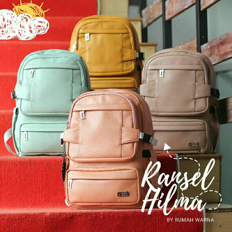 TAS RANSEL HILMA RUMAH WARNA
