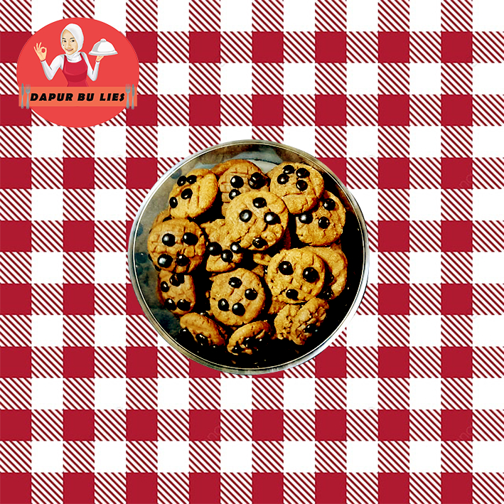 

biskuit coklat cookies Premium