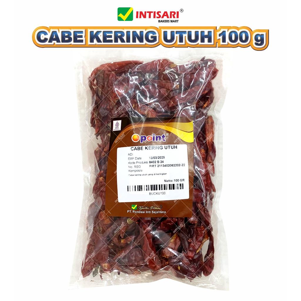 

CABE KERING UTUH 100 G