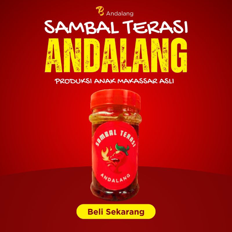 

(GROSIR) SAMBAL TERASI ANDALANG