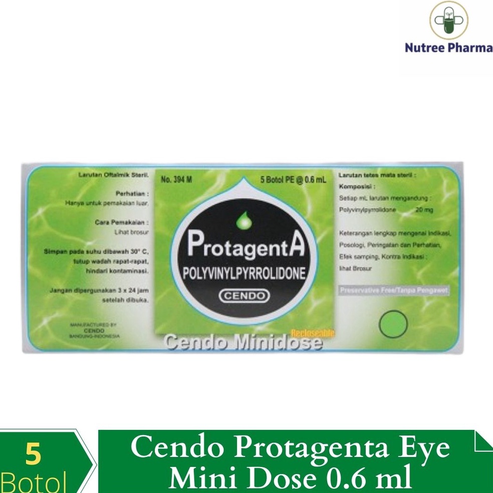 RWD939  77 Cendo Protagenta Mini Dose 6ml Obat Tetes Mata Softlens