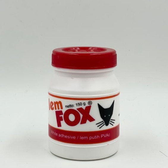 

LEM FOX BOTOL 150 / Fox Putih PVac Botol 150 gr gram Asli Original