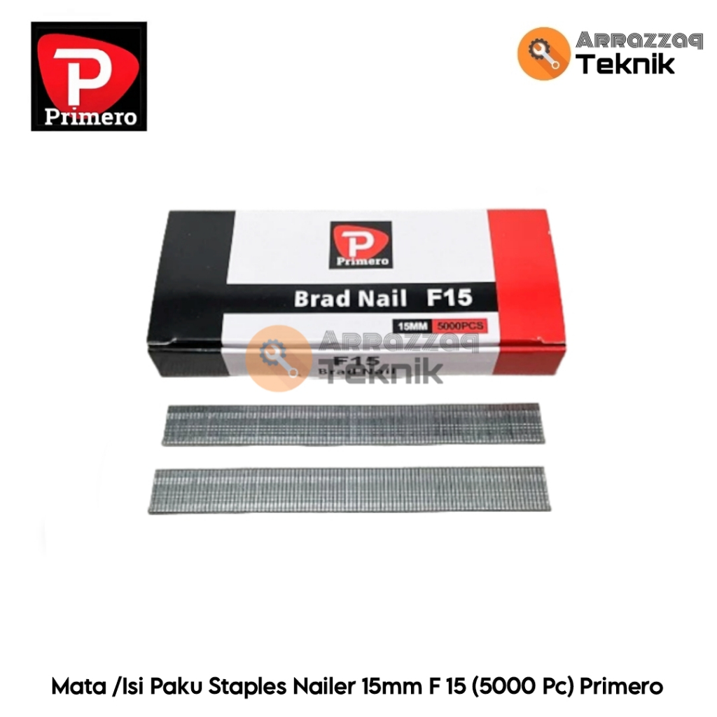 

Mata Paku F15 - Isi Paku Staples Gun - Mata Nailer 15mm F 15 (5000 Pc)