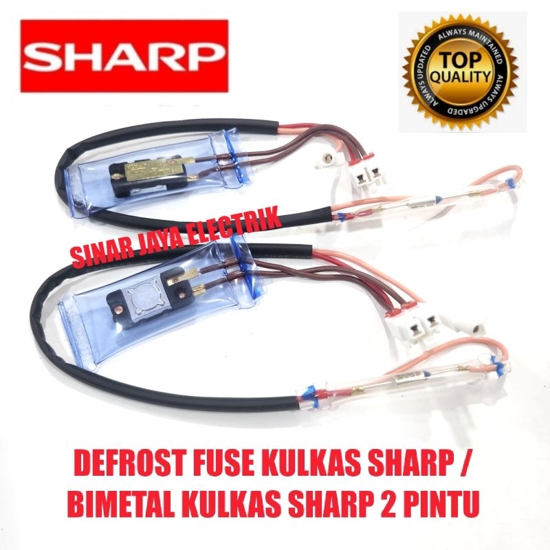 DEFROST FUSE KULKAS SHARP / BIMETAL KULKAS SHARP 2 PINTU