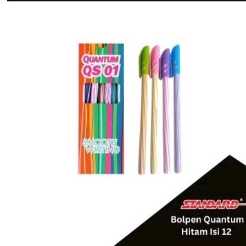 

Bolpen Quantum QS-01 hitam isi 12 pcs