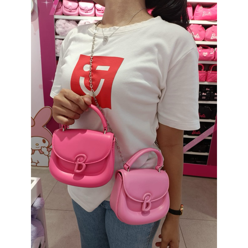 Miniso x Barbie Slingbag Barbie | Tas Barbie | Shoulder Bag Barbie