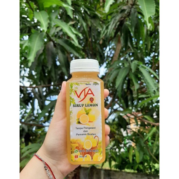 

NAU276 Stok terbaru Sirup Lemon 25 ml Buah asli