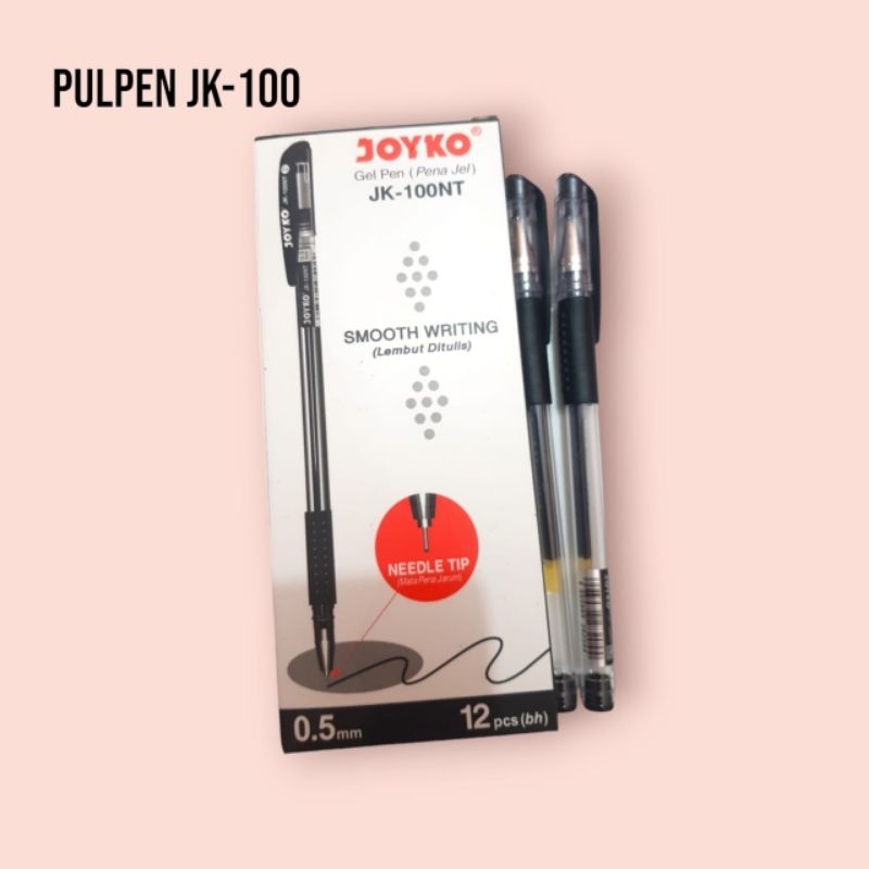 

BALLPOINT JOYKO GEL PEN SMOOTH WRITING