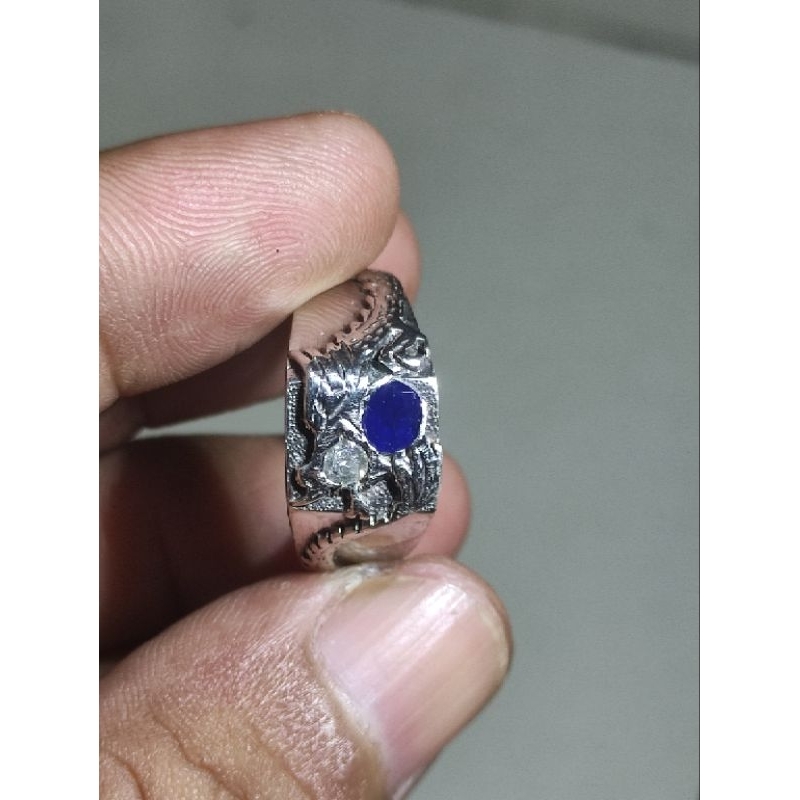 BLUE SAPHIRE CEYLON SAFIR DAN BERLIAN ASLI