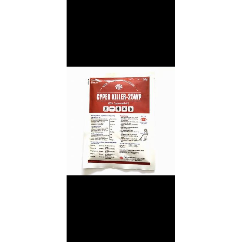cyperkiller cyper killer 25 wp 30 grm Original pembasmi kutu Insektisida