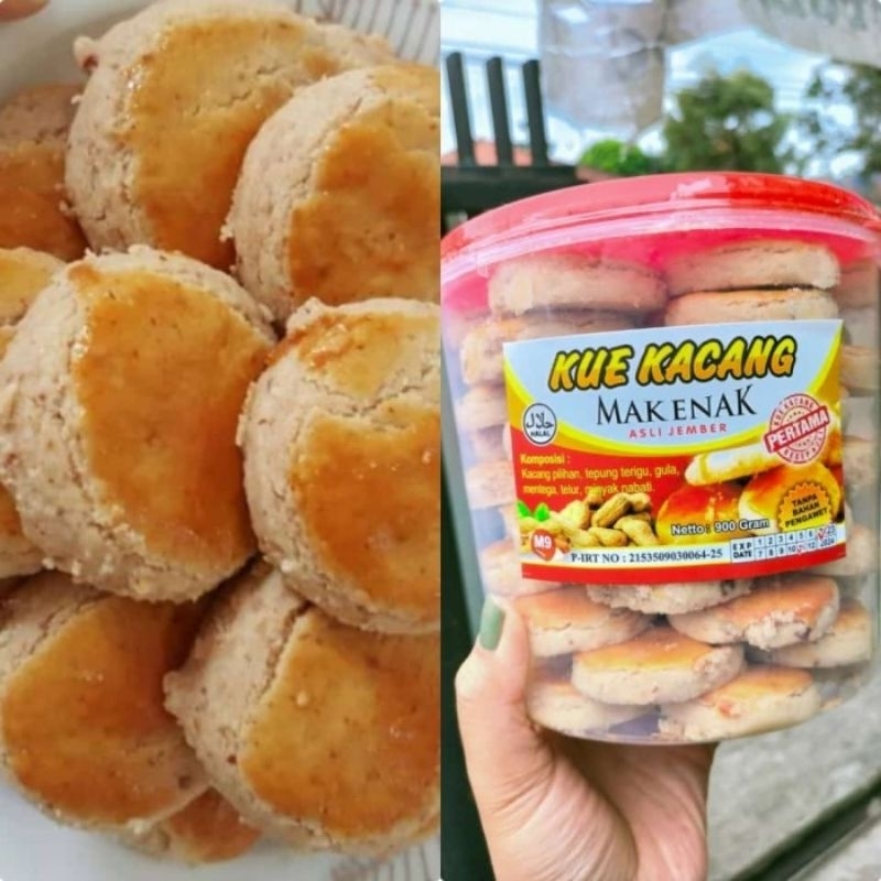 

kue kacang Mak enak rasa original 900g toples