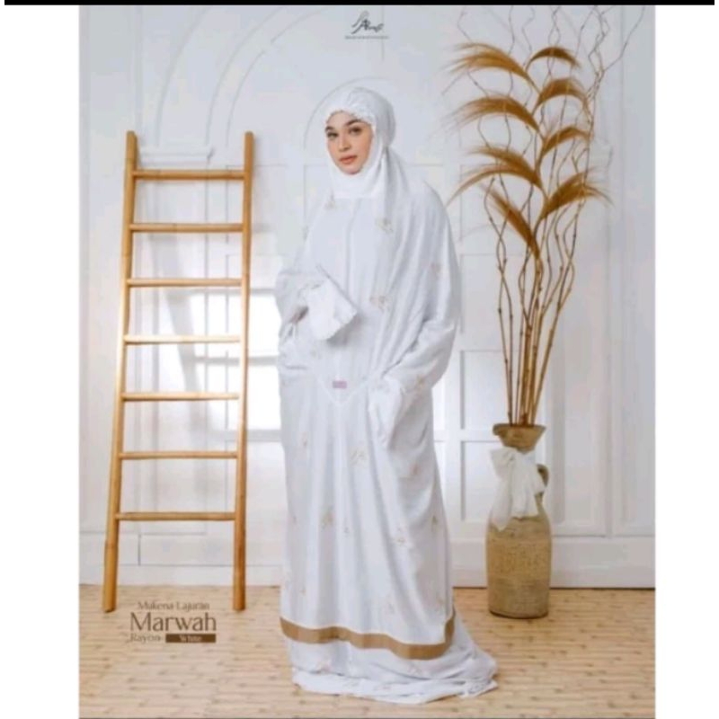 MUKENA LAJURAN DEWASA|MUKENA MARWAH ARRAFI