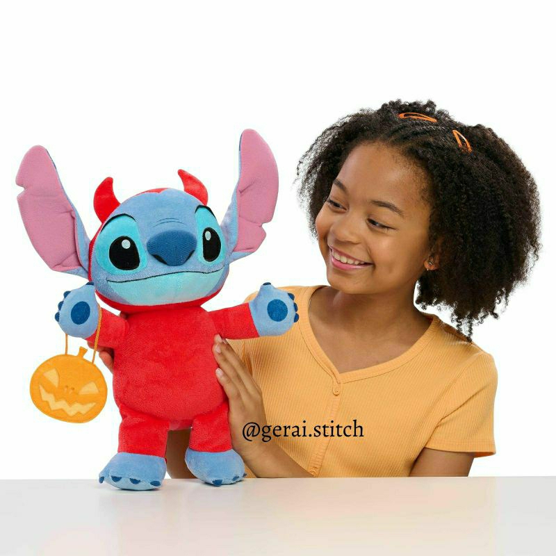 Boneka Stitch Hallowen Lilostitch Labu