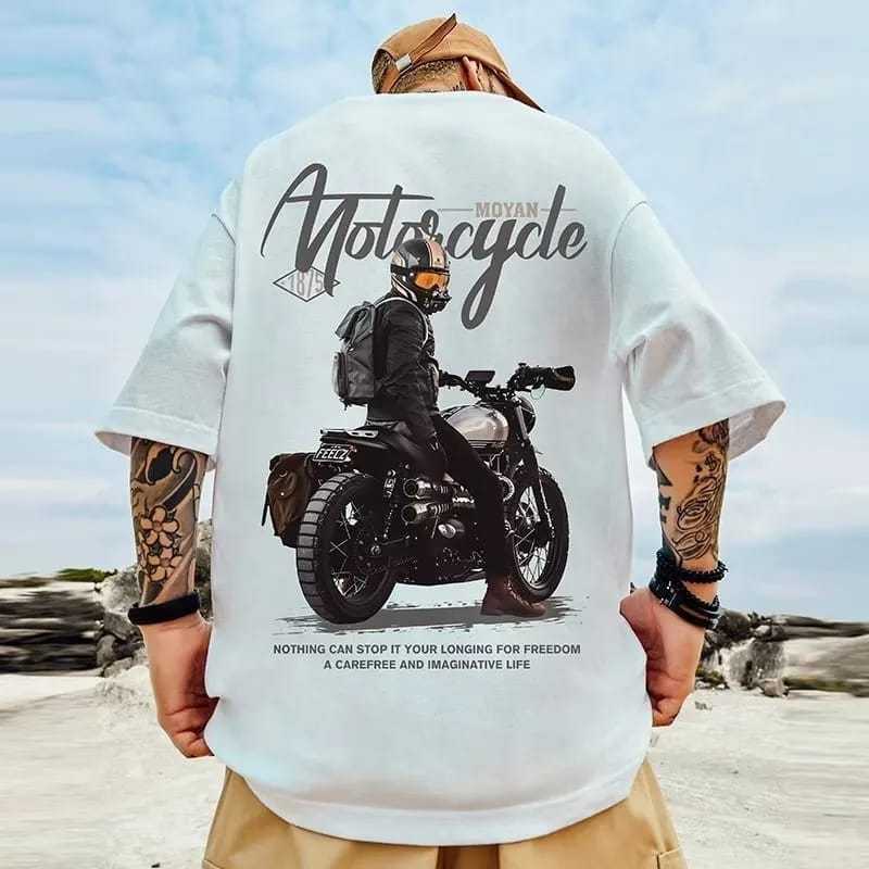 KAOS ATASAN PRIA WANITA OVERSIZE TSHIRT MOYAN