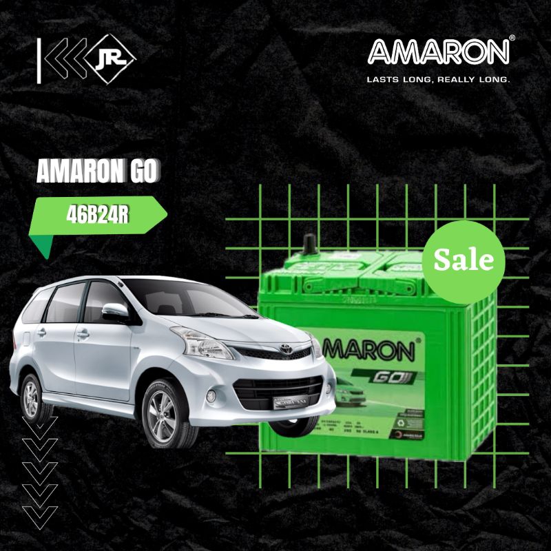 Amaron 46B24R Aki mobil Avanza, Rush, Xenia, Terios, Gran Max, APV, Espass