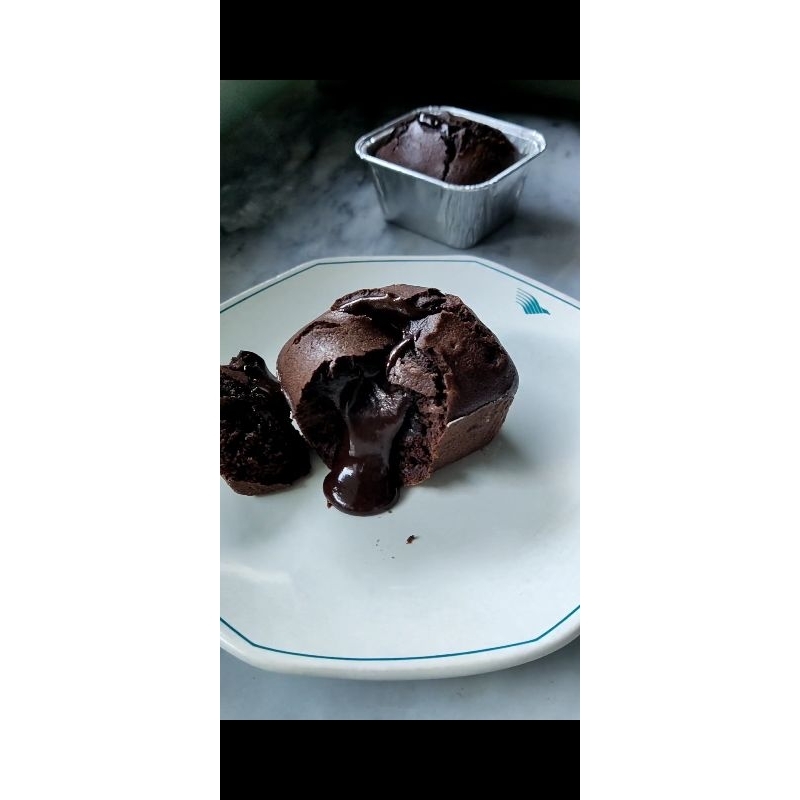 

kue balok coklat lumer