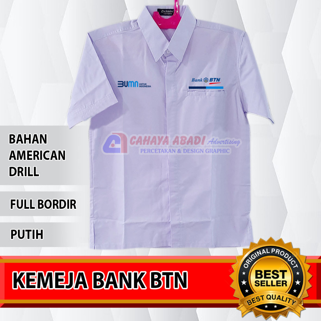 Kemeja BUMN Bank BTN Seragam BUMN Bank BTN Baju BUMN Bank BTN