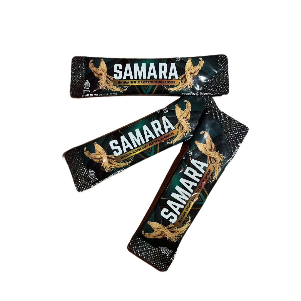 

NEW PRODUCT SAMARA 3 SACHET MINUMAN GINSENG RASA KOPI