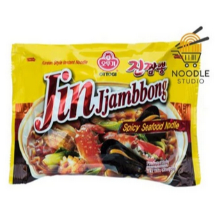 Ottogi Jin JjamBbong jambong jampong jjambong jambbong Spicy seafood noodle Mie - NON HALAL