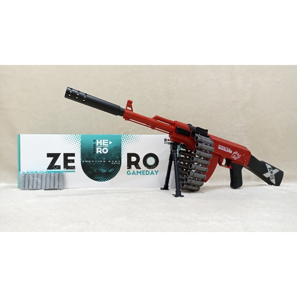 Dreamtoys96 Mainan Anak Tembakan Sof Bullet Toy Gun AK47 Assault Rifle KB1225