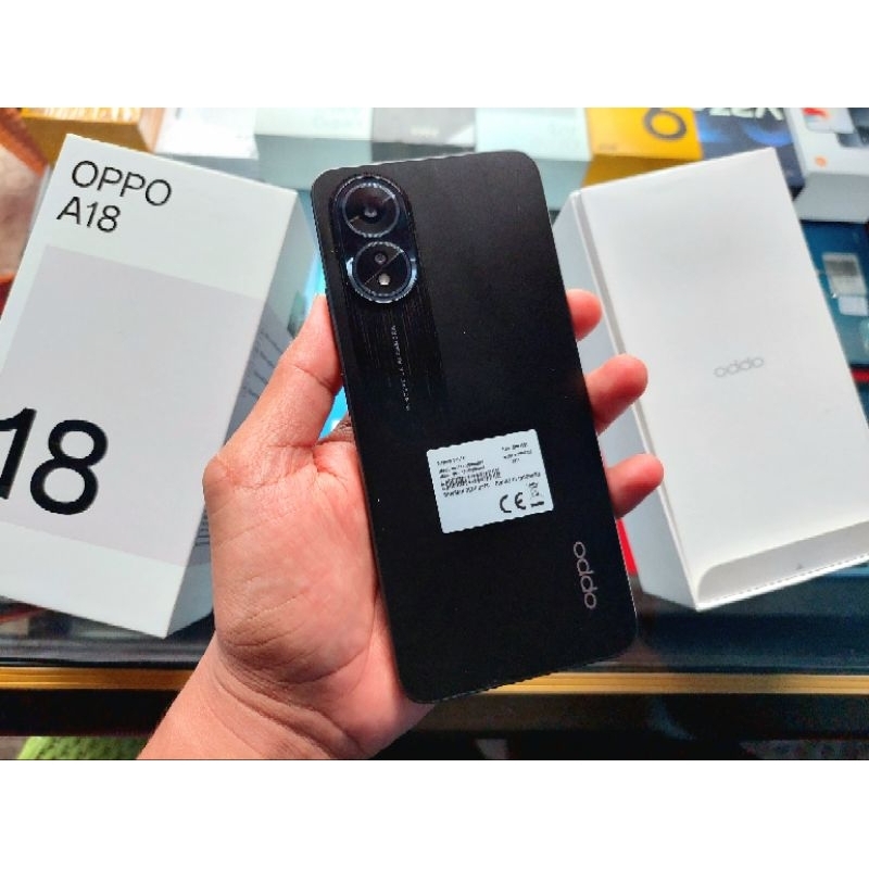 OPPO A18 RAM 4GB/128GB SECOND MULUS NO MINUS