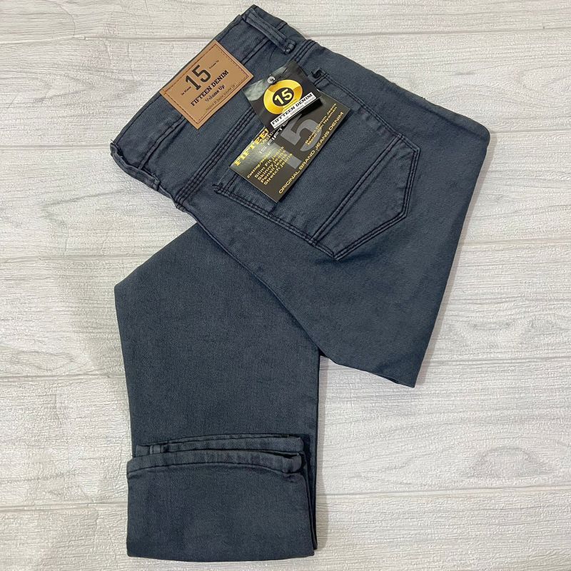 FIFTEEN DENIM - Celana Jeans Pria Slim Fit Streetch Original New Fifteen Denim / Celana Pria Jeans