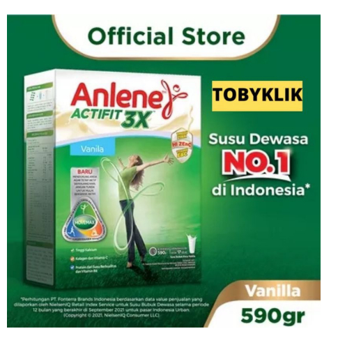 

Anlene Actifit 3X / Susu Bubuk Dewasa 240gr dan 590gr