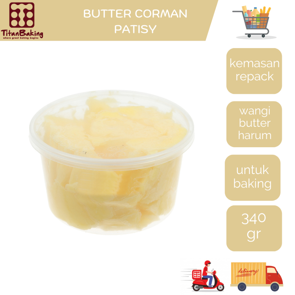 

Butter Corman Patisy/AMF PI-3 340 Gr