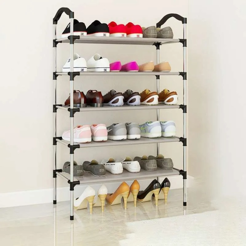Rak Sepatu Jumbo 5 Susun Jeon - Rak Sepatu Besi - Rak Sandal - Rak Serbaguna - Rak Majalah - Rak Vas