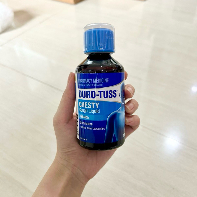 DURO-TUSS DUROTUSS DURO TUSS AUSTRALIA CHESTY DRY COUGH LIQUID DOUBLE STRENGTH