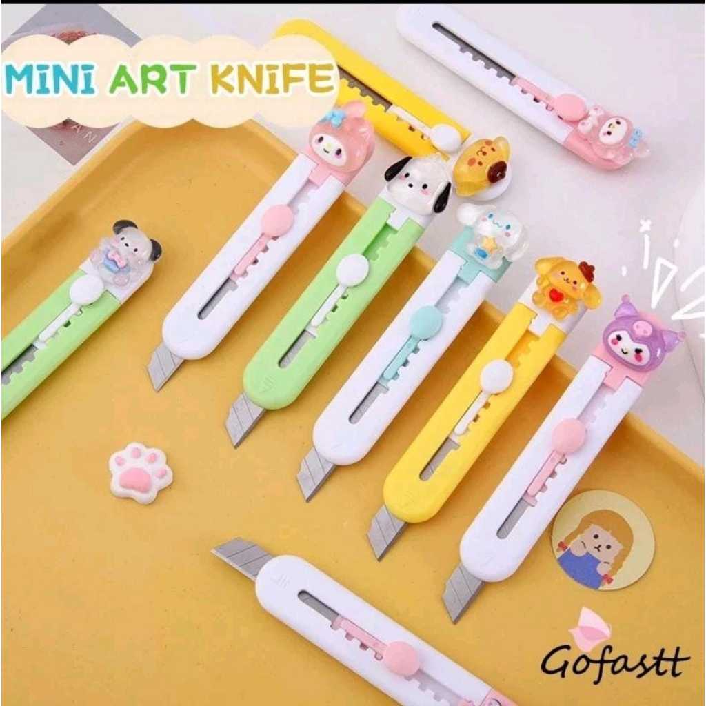 

Cutter Mini Cloud Shape Cutter Kecil for School and Art Safety Cutter Cinnamoroll Kuromi