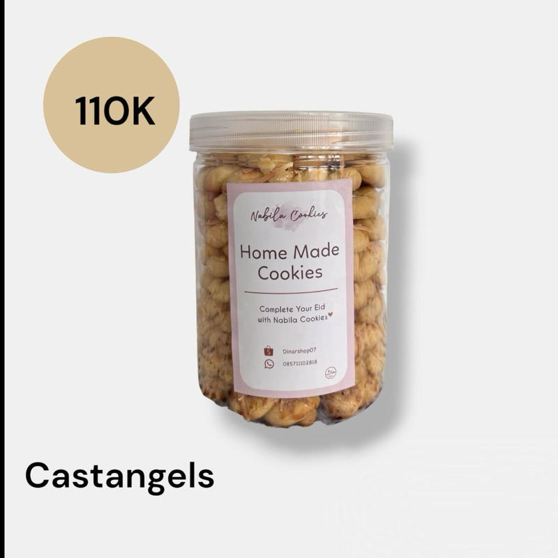 

Nastar Keju/Castangels/Sagu Keju Nabila Cookies Homemade Premium