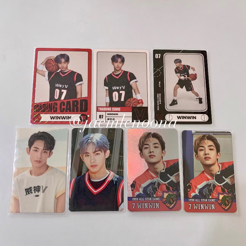 WAYV NCT U WINWIN TRADING CARD SG20 BASKET BENEFIT WITHDRAMA YIZHIYU 90S LOVE HOLO