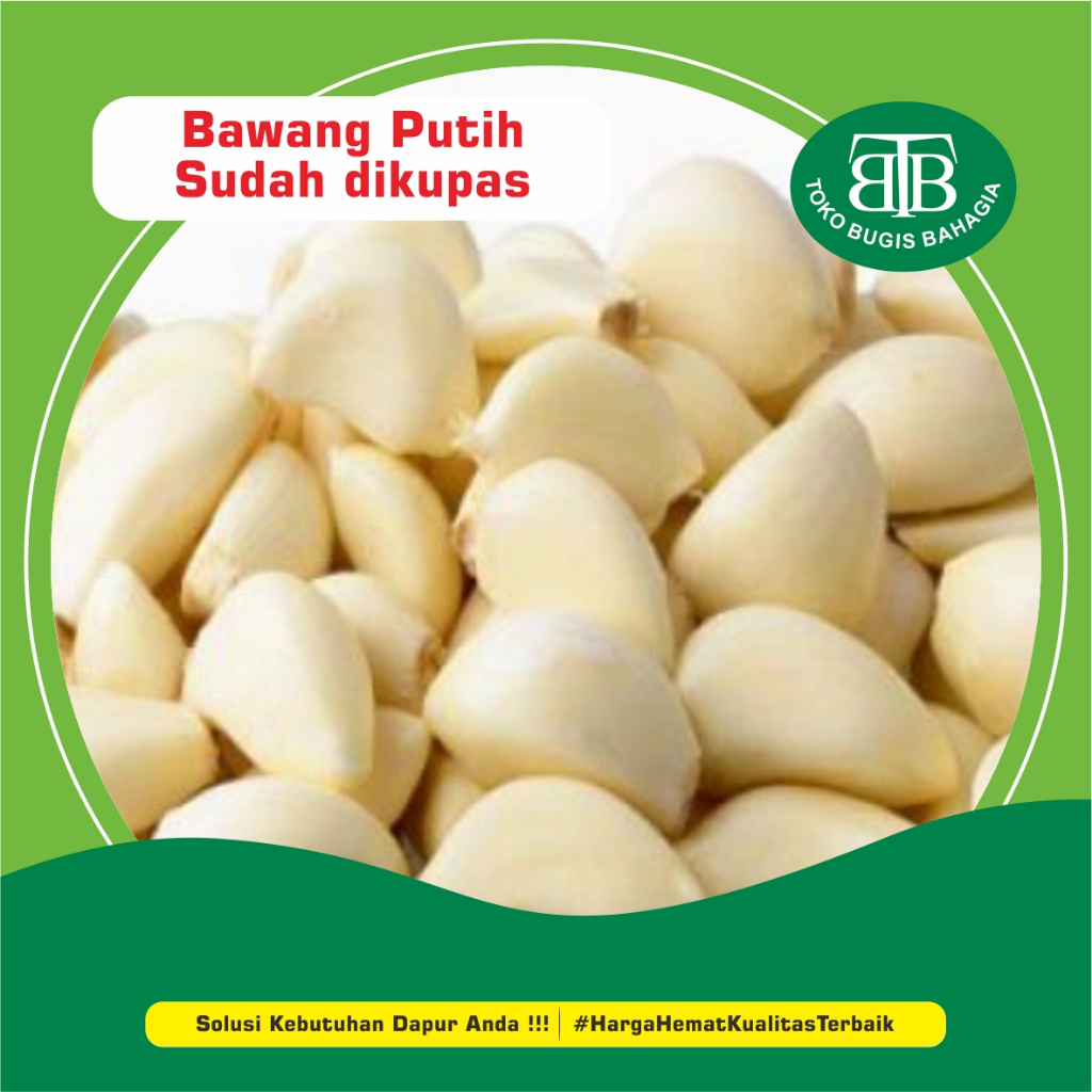 

Bawang Putih Kupas, Murah Makassar