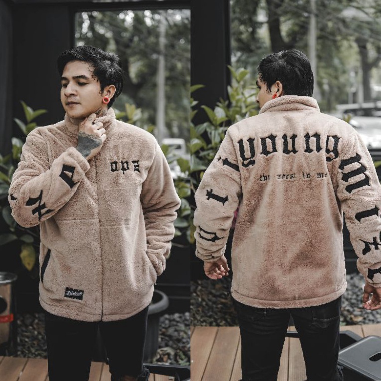 ART S76S Jaket Bulu  Jaket Pria  Jaket Bulu Angsa  Jaket Sherpa  Jaket Kekinian  Jaket Musim Dingin 